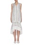Main View - Click To Enlarge - 3.1 PHILLIP LIM - Stripe high low hem sleeveless dress