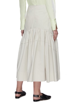 Back View - Click To Enlarge - 3.1 PHILLIP LIM - Shirred panel midi skirt