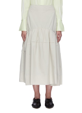 Main View - Click To Enlarge - 3.1 PHILLIP LIM - Shirred panel midi skirt