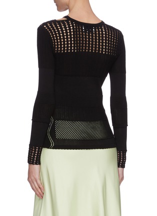 Back View - Click To Enlarge - 3.1 PHILLIP LIM - Pointelle knit sweater