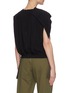 Back View - Click To Enlarge - 3.1 PHILLIP LIM - Draped collar flou tank top