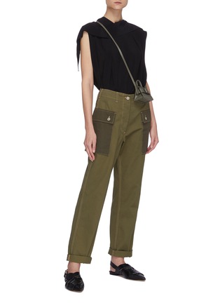 Figure View - Click To Enlarge - 3.1 PHILLIP LIM - Draped collar flou tank top