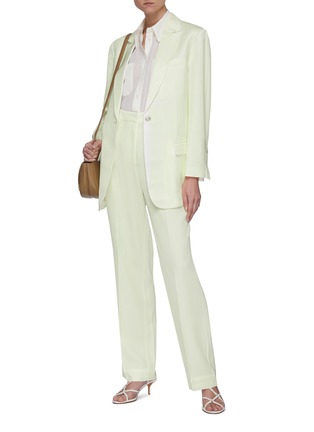 Figure View - Click To Enlarge - 3.1 PHILLIP LIM - Overprint high waist relaxed suiting pants