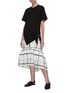 Figure View - Click To Enlarge - 3.1 PHILLIP LIM - Side tie hybrid T-shirt dress