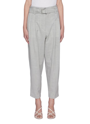Main View - Click To Enlarge - 3.1 PHILLIP LIM - Belted wool chambray utility pants