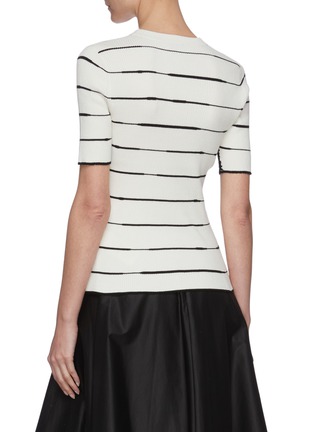 Back View - Click To Enlarge - 3.1 PHILLIP LIM - Stripe short sleeve knit top
