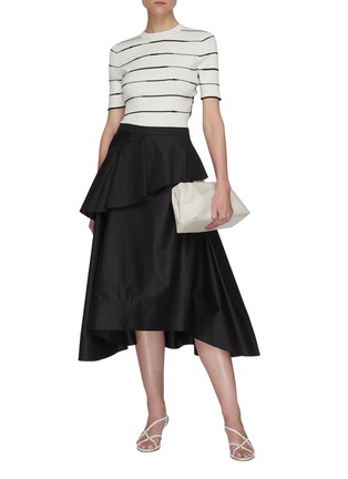 Figure View - Click To Enlarge - 3.1 PHILLIP LIM - Stripe short sleeve knit top