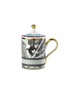 Main View - Click To Enlarge - GINORI 1735 - Totem Squirrel Porcelain Mug With Cover – 400ml