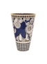 Main View - Click To Enlarge - GINORI 1735 - Totem Penguin Truncated Cone Shape Porcelain Vase – 30.5cm