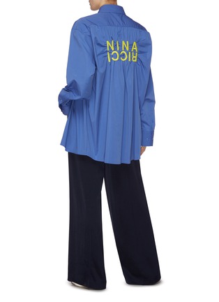 Figure View - Click To Enlarge - NINA RICCI - Oversized tailored shirt