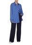 Figure View - Click To Enlarge - NINA RICCI - Fluid twill tailored pants