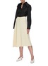 Figure View - Click To Enlarge - NINA RICCI - Exaggerated collar gazaar shirt