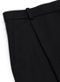 Detail View - Click To Enlarge - NINA RICCI - Pleat front wool gabardine pencil skirt