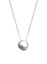 Detail View - Click To Enlarge - JOHN HARDY - 'Lahar' sapphire sterling silver mini Rolo chain necklace
