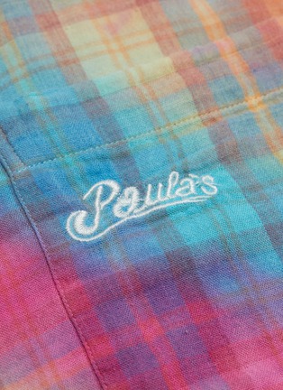  - LOEWE - 'Paula's Ibiza' tie dye check cotton shirt