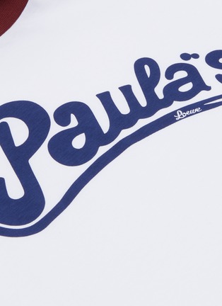  - LOEWE - 'Paula's Ibiza' logo print baseball T-shirt