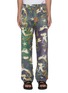 Main View - Click To Enlarge - LOEWE - 'Paula's Ibiza' mermaid print panelled denim pants