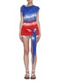 Main View - Click To Enlarge - LOEWE - Paula's Ibiza' tie dye sleeveless knot top