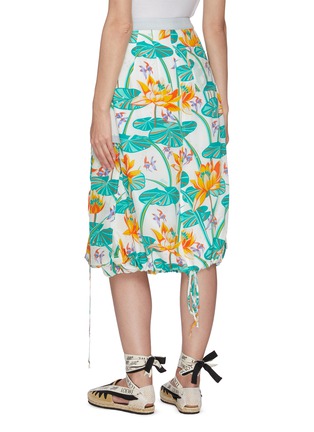 Back View - Click To Enlarge - LOEWE - 'Paula's Ibiza' waterlily print cargo skirt