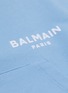  - BALMAIN - Logo print cotton hoodie