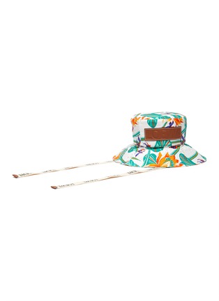 Figure View - Click To Enlarge - LOEWE - Paula's Ibiza' waterlily print canvas fisherman hat