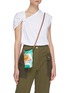 Figure View - Click To Enlarge - LOEWE - 'Paula's Ibiza Gate Pocket' waterlily print leather pouch