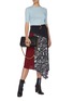 Figure View - Click To Enlarge - PROENZA SCHOULER - Belted panel floral print asymmetric skirt
