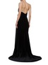 Back View - Click To Enlarge - ALEX PERRY - 'Gretchen' draped velvet gown