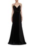 Main View - Click To Enlarge - ALEX PERRY - 'Gretchen' draped velvet gown