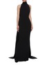 Figure View - Click To Enlarge - ALEX PERRY - 'Langley' satin crepe halter gown