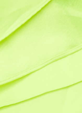 Detail View - Click To Enlarge - ALEX PERRY - 'Dresden' fluorescent slit ball skirt