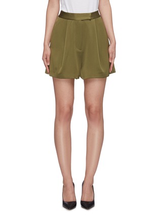 Main View - Click To Enlarge - ALEX PERRY - 'Avery' pleated tailored shorts