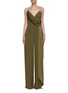 Main View - Click To Enlarge - ALEX PERRY - 'Harlow' draped satin crepe jumpsuit