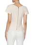 Back View - Click To Enlarge - ROLAND MOURET - 'CORDOBA' Crepe Drape Collar Top
