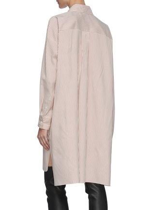 Back View - Click To Enlarge - ISABEL MARANT - 'Macali' striped slouchy shirt dress