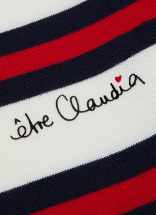  - ÊTRE CÉCILE - être Claudia embroidered stripe sweater