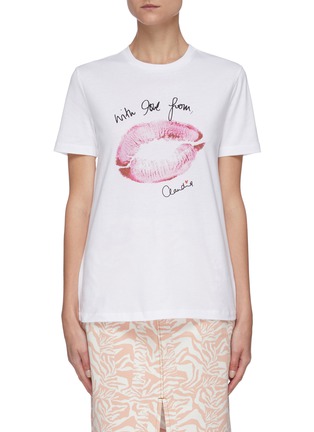 Main View - Click To Enlarge - ÊTRE CÉCILE - With Love from Claudia graphic print T-shirt