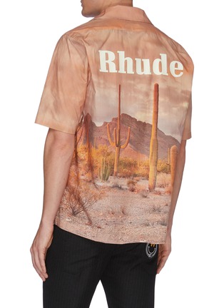 Back View - Click To Enlarge - RHUDE - Cactus graphic print shirt