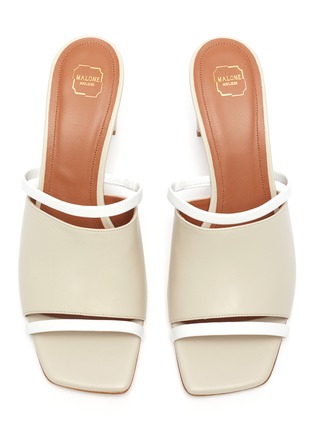 Detail View - Click To Enlarge - MALONE SOULIERS - Demi block heel leather sandals
