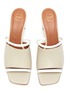 Detail View - Click To Enlarge - MALONE SOULIERS - Demi block heel leather sandals