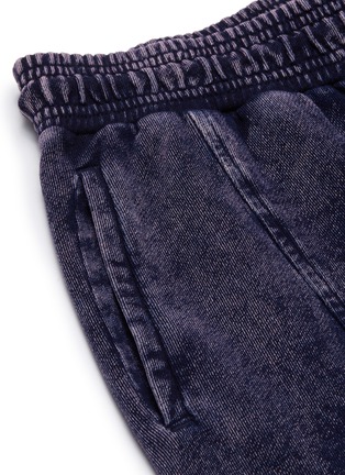  - NINETY PERCENT - Stonewash elastic drawstring waist cuffed sweatpants