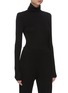 Front View - Click To Enlarge - NINETY PERCENT - Roll neck long sleeve bodysuit