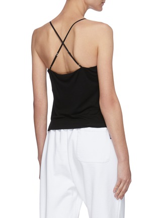 Back View - Click To Enlarge - NINETY PERCENT - Cross back interlock cami top