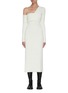 Main View - Click To Enlarge - PROENZA SCHOULER - 'Bandage' One Shoulder Side Slit Midi Dress