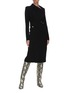 Figure View - Click To Enlarge - PROENZA SCHOULER - Twist Collar Drape Waist Crepe Dress