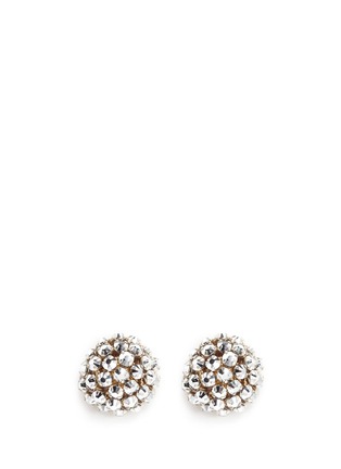 Main View - Click To Enlarge - MIRIAM HASKELL - Disco crystal ball stud earrings