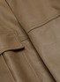  - NINA RICCI - Lambskin leather cargo pants