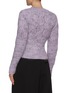 Back View - Click To Enlarge - NINA RICCI - V neck cable knit mohair sweater