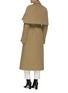 Back View - Click To Enlarge - NINA RICCI - Belted cape cotton silk gabardine trench coat
