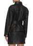 Back View - Click To Enlarge - C/MEO COLLECTIVE - 'ATTRIBUTE' belted Leather Jacket